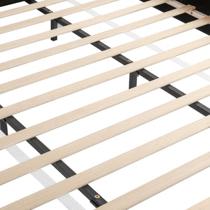 English Elm Christopher Knight Home® - King Size Upholstered Platform Bed In White Boucle Fabric With Removable Pillow Headboard For Comfort N757P246145W