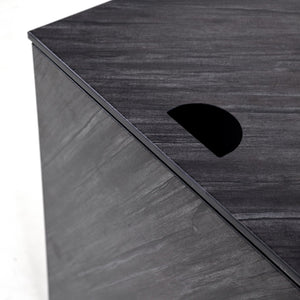 English Elm Stone Grain Propane Tank Cover Table Stone Gray Iron Outdoor Side Table Hide 20LB Tank Stylish W3131P336102