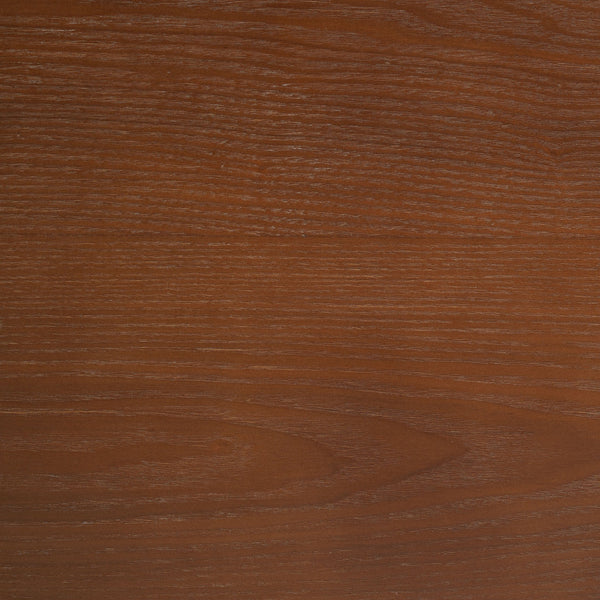 English Elm 15.35 Inch Dark Veneer Curved Tiered End Table for Modern Minimalist Living Rooms N772P412289B