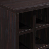 Christopher Knight Home® - Noble House - Roula Mid Century Walnut Finish Faux Wood Wine and Bar Cabinet