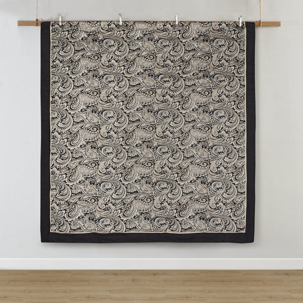 English Elm 12 Madison Park Aubrey 12-Piece Queen Comforter Set Paisley Jacquard with 200TC Cotton Sheets, Gold Accents Black 18.9 L x 24.02 W x 15.35 H B035128819