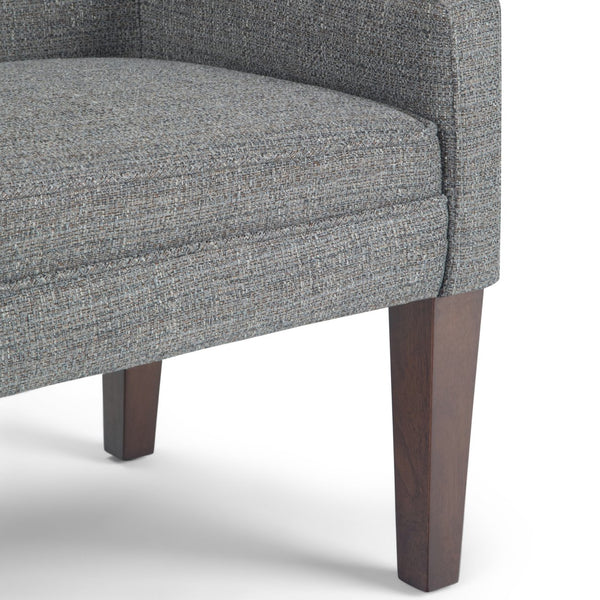 English Elm Parris Upholstered Bench with Tweed Fabric, High-Density Foam & Springs, Versatile Entryway Seat Gray B136P159229