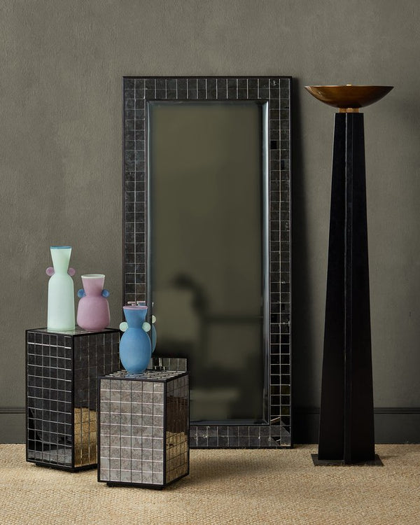 Currey & Company Vassily Vases Set Of 3 - Artful Mouthblown Glass With Matte Finish For Modern Elegance & Style Multi,Color Glass 1200-0988-currey-company