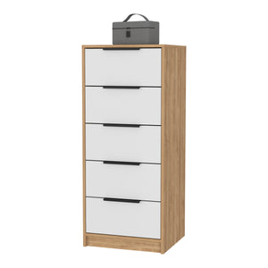 English Elm Washington TV Stand with 7 Cubby Storage, Engineered Wood Console for 65" TVs, Metallic Legs, Sleek Design Light Oak,White 45 L x 21 W x 5 H B128P148986