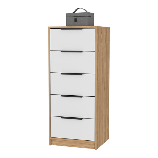 English Elm Washington TV Stand with 7 Cubby Storage, Engineered Wood Console for 65" TVs, Metallic Legs, Sleek Design Light Oak,White 45 L x 21 W x 5 H B128P148986