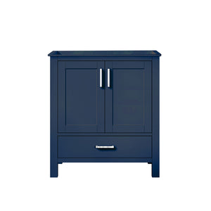 English Elm Navy Blue Bath Vanity 30-in W x 22-in D — Solid Wood, Soft-Close Drawer, Spacious Cabinet & Shelf, Fully Assembled B2731P258796