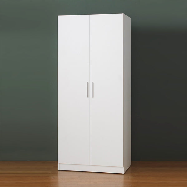 English Elm Mia Eco-Friendly Tall Shoe Cabinet with 6 Adjustable Shelves, Soft-Close Doors, Water & Scratch Resistant B040S00057