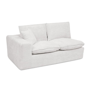 English Elm 107'' Boucle L-shaped Sectional with Reversible Chaise Deep Foam Seat Living Room Beige W1413S00162