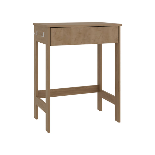English Elm Light Oak Natural Oak Minimalist Desk with Reinforced Lower Support Bar for Stable Stylish Workspaces B062P380087