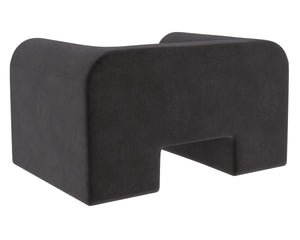 Sunpan IONIC Armchair - Luxurious MEG Ash Fabric, Sculptural Design, Cozy Comfort for Modern Living Spaces 110864