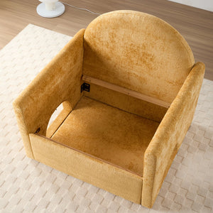 English Elm Modern Chenille Oversized Armchair - Cozy, Pet-Friendly Accent Chair For Stylish Living Rooms & Bedrooms W2997P294097