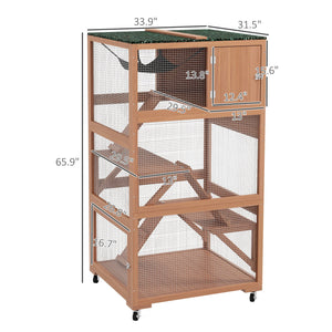 English Elm Pet Whelping Box Pine Wood Mdf Frame Acrylic Window Waterproof Pad Puppy Nursery T3971P437106