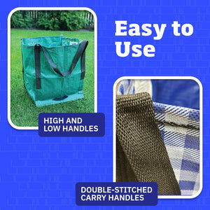 English Elm Heavy Woven Polypropylene 22 Gallon Self Standing Tote for Moving Storage and Hauling W2181P193828