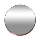 Christopher Knight Home® - Noble House - Hudspeth Contemporary Round Wall Mirror, Brushed Antique Brass