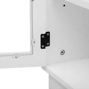 English Elm Vibe 68.9'' Modern Minimalist Tv Stand For 75'' Tvs, Stylish Entertainment Center With Storage Solutions N724P284467K-GIGA