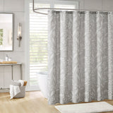 Croscill Home Winslow Modern/Contemporary Floral Shower Curtain CHM70-0020 Taupe