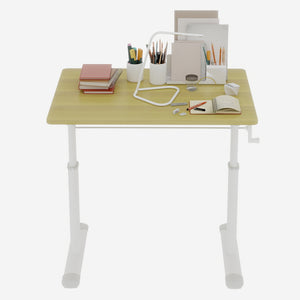 English Elm Adjustable Study Desk – Ergonomic Height-Adjustable Workspace For Kids & Adults, Compact Design W1935P338359