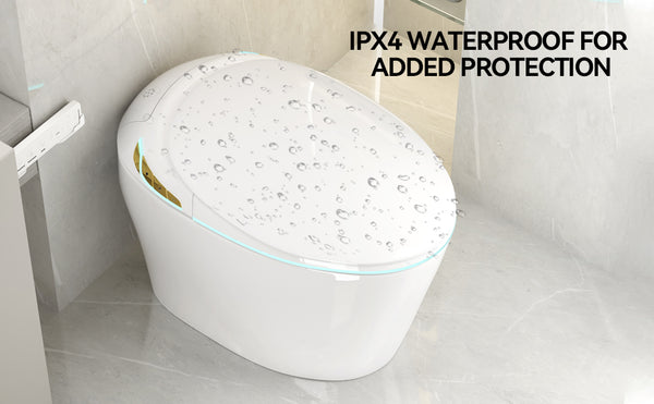 English Elm Unique Smart One Piece Toilet Bidet Heated Seat Auto Flush Warm Air Dryer Spa W3133P384811