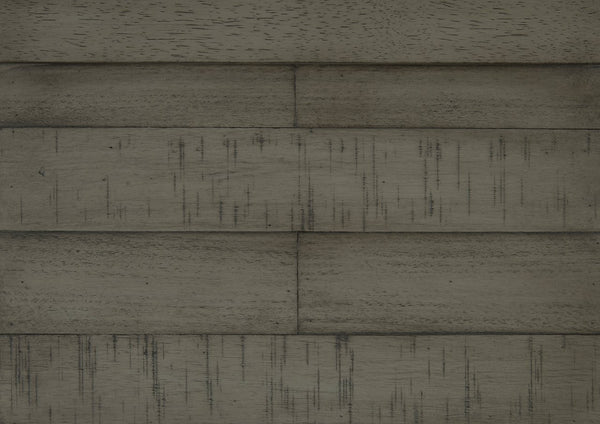 English Elm 3Pc Counter Height Set - Stylish Light Gray Dining Table & 2 Cushioned Benches For Modern Spaces B011S01364