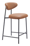 Rorun Counter Stool - Set of 2 Brown 110337 Zuo Modern