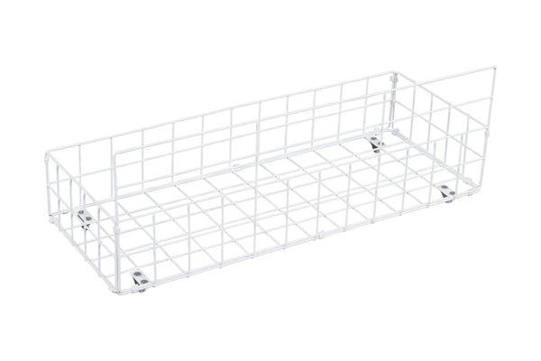 English Elm Contemporary Full-Size Metal Bed Frame with Minimalist Design, Lightweight, Foundation-Free Ease White 15 L x 83 W x 7 H B2741P364409