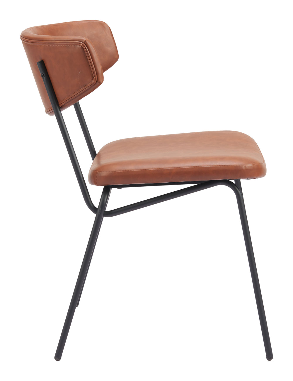 Charon Dining Chair - Set of 2 Vintage Brown 110258 Zuo Modern
