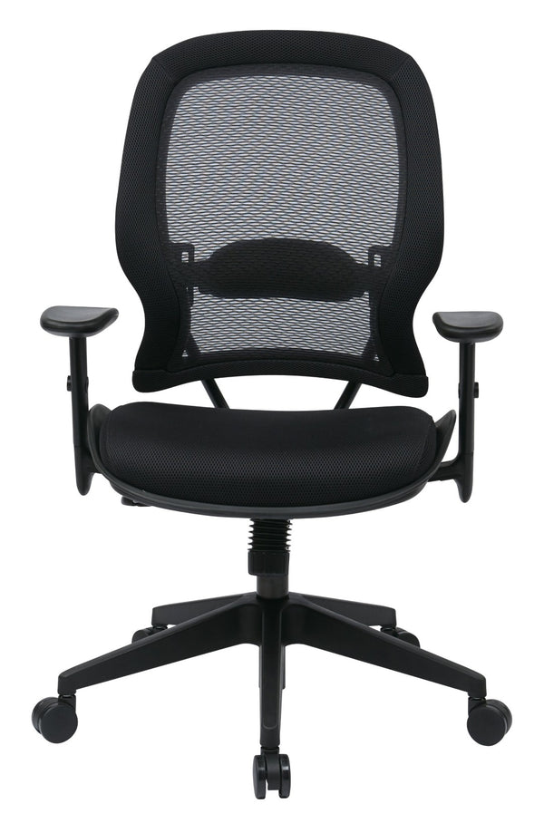 OSP Home Furnishings Airgrid® Ergonomic Mesh Office Task Chair with Lumbar Support and Synchro Tilt Control 5540