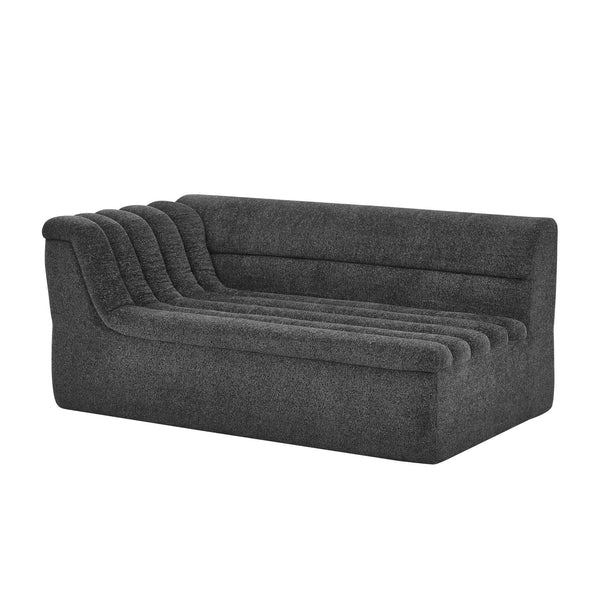 English Elm 106" Modular L-shaped Sectional Sofa Plush Chenille Low-profile Design for Living Room W1413S00122