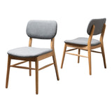 Christopher Knight Home® - Noble House - Colette Mid-Century Modern Dining Chairs (Set of 2)