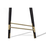 VIG Furniture Modrest Adak - Modern Glam Green with Black & Gold Barstool VGEUMC-9701CH-BS