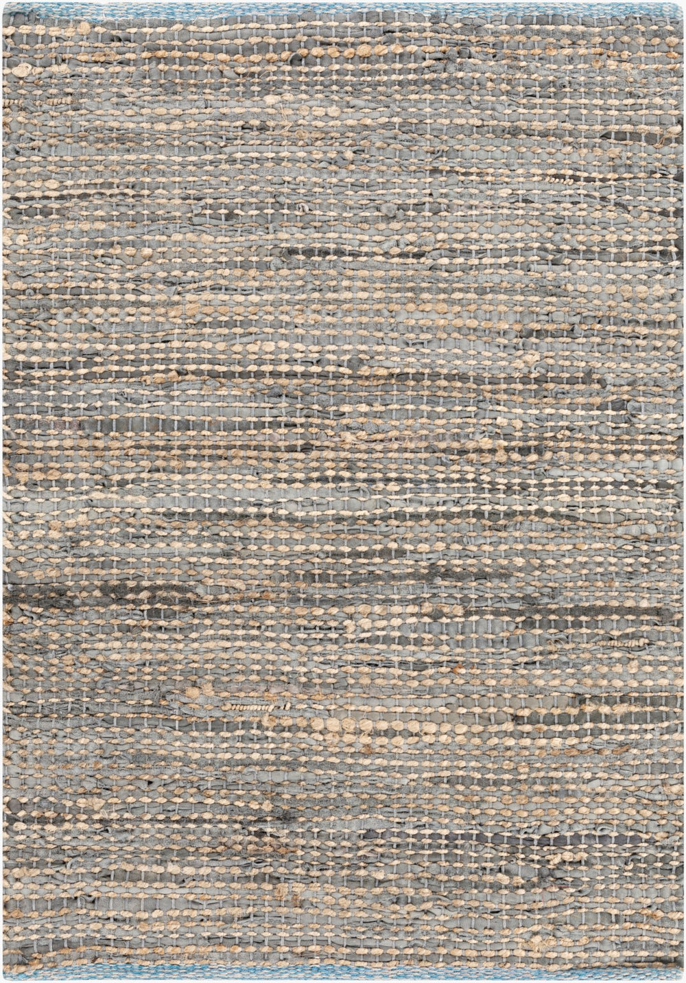 Surya Adobe Adb-1000 2' X 3' Rustic Jute & Leather Handmade Rug – Durable, Charming Décor Essential Taupe Jute,Leather Adb1000-23
