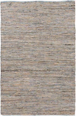 Surya Adobe Adb-1000 2' X 3' Rustic Jute & Leather Handmade Rug – Durable, Charming Décor Essential Taupe Jute,Leather Adb1000-58