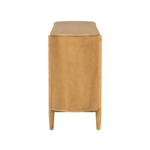 English Elm Christopher Knight Home® - Storage Cabinet - Stylish 4-Door Design For Entryway Or Living Room, Natural Finish, Ample Space N780P330603N