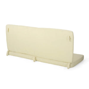 English Elm Christopher Knight Home® - Carolina Club Chair & Loveseat Cushion Set - Cream, Water-Repellent, Plush Support, Easy Care N775P270159C