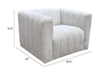 Puerto Plata Armchair Dason Snow 109795 Zuo Modern