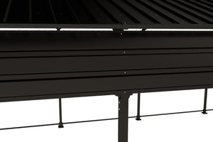 English Elm Metal Carport 12x20 Galvanized Steel Canopy Heavy Duty Outdoor Garage Shelter Kit W1598S00018