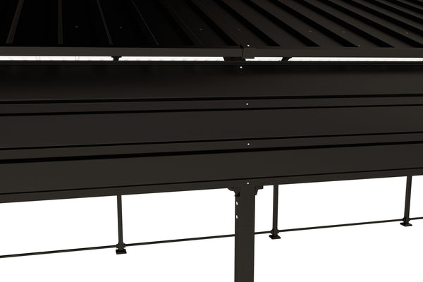 English Elm Metal Carport 12x20 Galvanized Steel Canopy Heavy Duty Outdoor Garage Shelter Kit W1598S00018