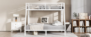 English Elm Metal Twin Over Full Bunk Bed For Teens & Adults – Durable, Space-Saving With Safety Features & Comfort W1580P336604