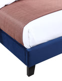 English Elm Wallace & Bay - Wallace & Bay  Luma Blue Queen Upholstered Bed