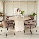 Izola Dining Table Natural 109855 Zuo Modern