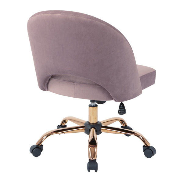 OSP Home Furnishings Lula Office Chair Lavender