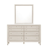 Ashby Place Dresser Mirror Natural with Reflection Gray Finish P359110 Pulaski Furniture