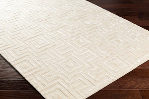 Surya Addison 2' X 3' Hand-tufted Viscose & Wool Rug – Luxurious, Durable, Modern Home Décor Accent! Ivory Wool,Viscose Add2300-23