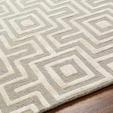 Addison ADD-2301 9' x 12' Handmade Rug ADD2301-912  Beige, Sage Surya