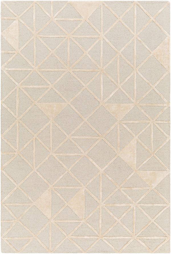 Addison ADD-2302 9' x 12' Handmade Rug ADD2302-912  Pale Blue, Light Beige Surya