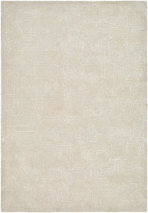 Addison ADD-2304 9' x 12' Handmade Rug ADD2304-912  Light Gray, Cream Surya