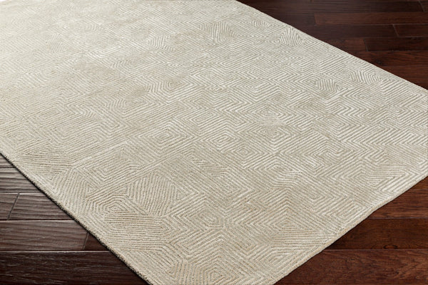Surya Addison 2' X 3' Hand-tufted Viscose & Wool Rug – Luxurious, Durable, Modern Home Décor Accent! Light Gray Wool,Viscose Add2304-23