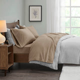 True North by Sleep Philosophy Micro Fleece Casual Sheet Set SHET20-738 Brown