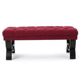 Christopher Knight Home® - Noble House - Scarlett Tufted Fabric Ottoman Bench