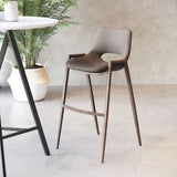 Desi Barstool - Set of 2 Brown & Walnut 109734 Zuo Modern